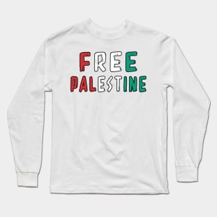 Free Palestine Long Sleeve T-Shirt